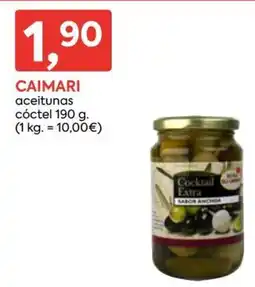 Suma Supermercados Caimari aceitunas cóctel oferta