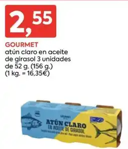 Suma Supermercados Gourmet atún claro en aceite de girasol oferta