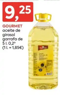 Suma Supermercados Gourmet aceite de girasol oferta