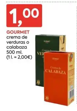 Suma Supermercados Gourmet crema de verduras o calabaza oferta