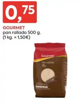 Suma Supermercados Gourmet pan rallado oferta
