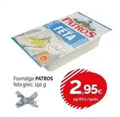 Condis Patros - formatge feta grec oferta