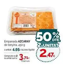 Condis Azcaray - empanada de tonyina oferta