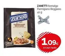 Condis Zanetti - parmigiano reggiano oferta