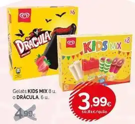 Drácula - gelats mix