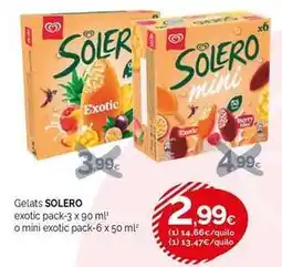 Condis Solar viejo - gelats exotic oferta