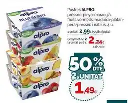 Condis Alpro - postres oferta