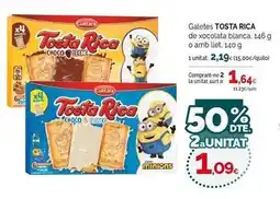 Condis Tosta rica - galetes de xocolata blanca oferta