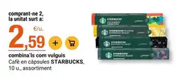 BonpreuEsclat Starbucks - cafe en capsules oferta