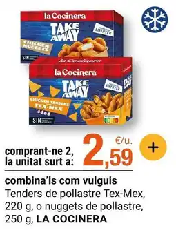BonpreuEsclat La cocinera - tenders de pollastre tex-mex, o nuggets de pollastre oferta
