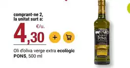 BonpreuEsclat Pons quimicas - oli d'oliva verge extra oferta