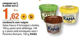 BonpreuEsclat Rana - salsa fresca 4 formatges o bolets oferta
