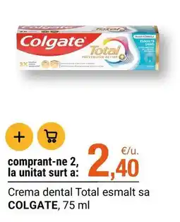 BonpreuEsclat Colgate - crema dental total esmalt sa oferta