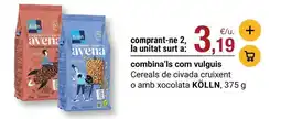 BonpreuEsclat Cereals de civada cruixent o amb xocolata oferta