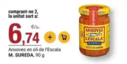 BonpreuEsclat Oli - anxoves en oli de l'escala oferta