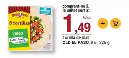 BonpreuEsclat Old el paso - tortilla de blat oferta