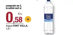 BonpreuEsclat Font vella - aigua oferta