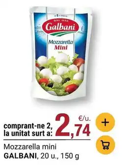 BonpreuEsclat Galbani - mozzarella mini oferta