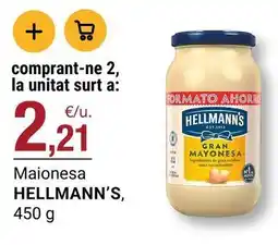 BonpreuEsclat Hellmann's - maionesa oferta