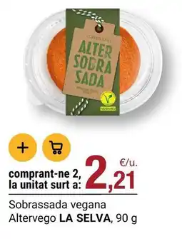 BonpreuEsclat La selva - sobrassada vegana oferta