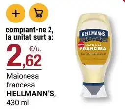 BonpreuEsclat Hellmann's - maionesa francesa oferta