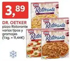 Suma Supermercados Dr oetker - pizza ristorante varios tipos y gramajes oferta