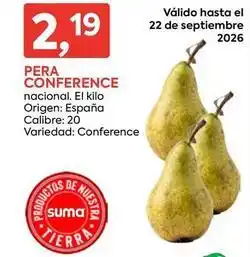 Suma Supermercados Origen - pera conference oferta