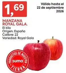 Suma Supermercados Gala - manzana royal oferta