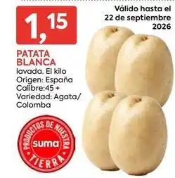 Suma Supermercados Origen - patata blanca oferta