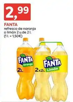 Suma Supermercados Fanta - refresco de naranja oferta