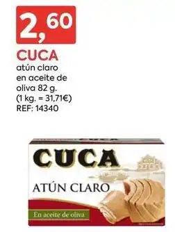 Suma Supermercados Cuca - atún claro en aceite de oliva oferta
