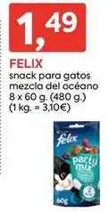 Suma Supermercados Felix - snack para gatos mezcla del océano oferta