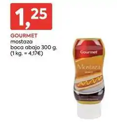 Suma Supermercados Gourmet - mostaza boca abajo oferta