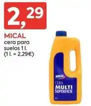 Suma Supermercados Mical - cera para suelo oferta