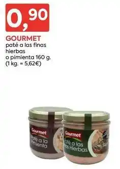 Suma Supermercados Gourmet - pate a las finas hierbas o pimienta oferta