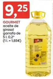 Suma Supermercados Gourmet - aceite de girasol garrafa de oferta