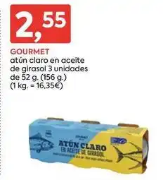 Suma Supermercados Gourmet - atún en aceite de girasol oferta