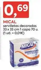 Suma Supermercados Mical - servilletas decoradas oferta
