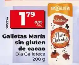 Dia Dia galleteca - galletas maría sin gluten de cacao oferta