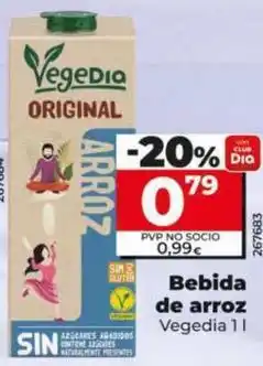Vegedia - bebida de arroz