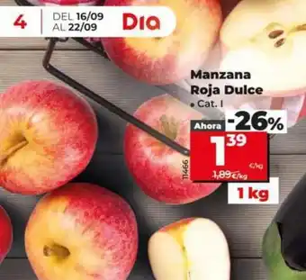Manzana roja dulce