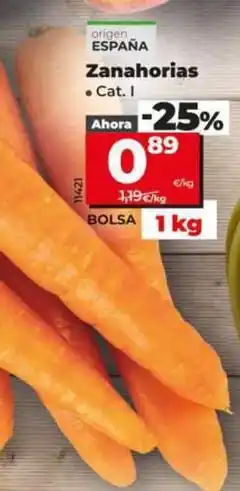 Dia Zanahorias oferta