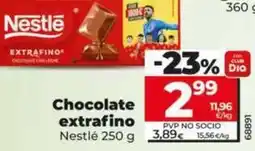 Dia Nestlé - chocolate extrafino oferta