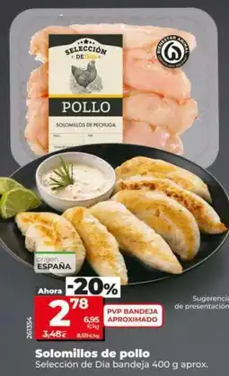 Dia Seleccion de dia - solomillos de pollo oferta