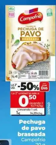 Dia Campofrío - pechuga de pavo braseada oferta