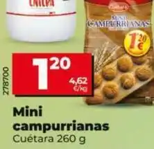 Dia Cuétara - mini campurrianas oferta