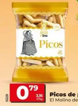 Dia El molino de dia - picos de pan oferta
