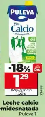Dia Puleva - leche calcio semidesnatada oferta