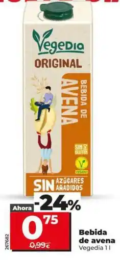 Dia Vegedia - bebida de avena oferta