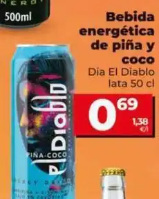 Dia Dia el diablo - bebida energética de piña y coco oferta